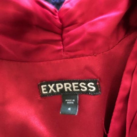 Express Maroon/red Dress - Picture 9 of 9